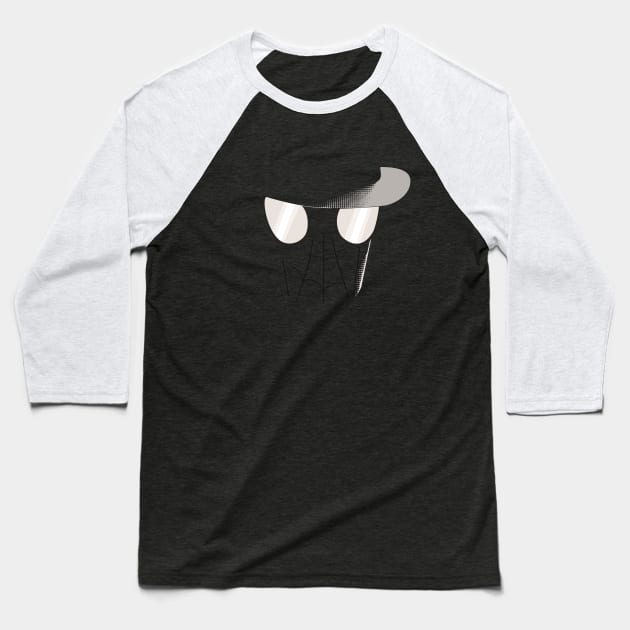 Noir Baseball T-Shirt by NoirPineapple